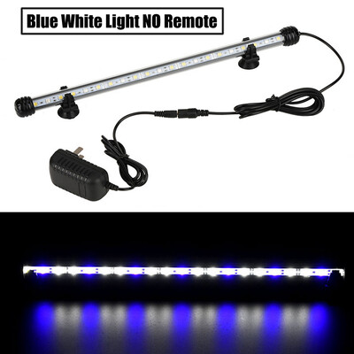 12V RGB akvārija gaisma ar tālvadības ūdensnecaurlaidīgu zemūdens niršanas lampu zivju tvertnes gaismai augu būtiskai lietošanai amfībijā ES ASV Apvienotā Karaliste