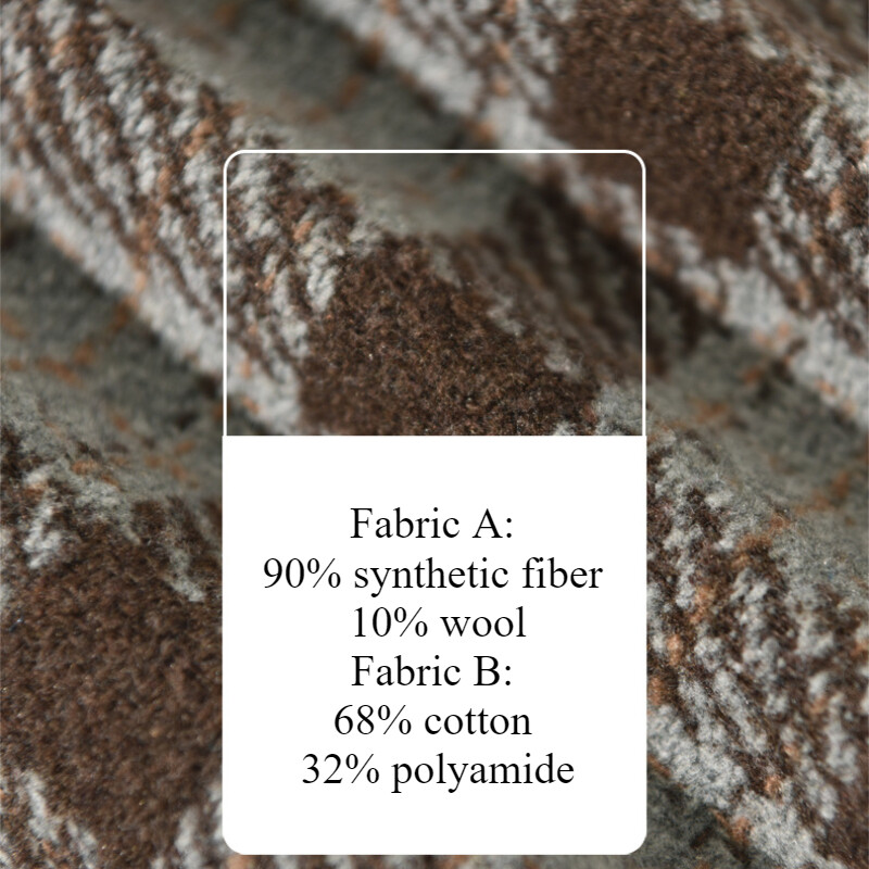 2024 m. rudens žiema Nauji laisvi vintažiniai languoti vilnoniai marškiniai vyrams Drabužiai Cargo Big Pockets Vyriški marškiniai AZT735