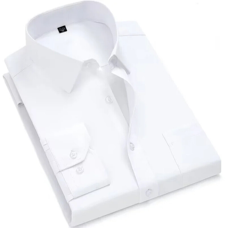 Divatos ing férfi hosszú ujjú tavaszi őszi alkalmi ing puha karcsú szabású Stílusos márka férfi tömör fehér Khaki kék okos férfi