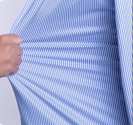 Modal Micro Elasticity Puha Férfi Ingek Hosszú ujjú Slim Fit 7XL ránctalanító üzleti csíkos ing Rejtett gombos klasszikus stílus