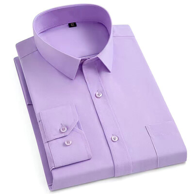 Plus Large Size 9XL 8XL 7XL 6XL 5XL Slim Fit Ανδρικό Business Casual πουκάμισο μακρυμάνικο Κλασικό ριγέ ανδρικό κοινωνικό πουκάμισο