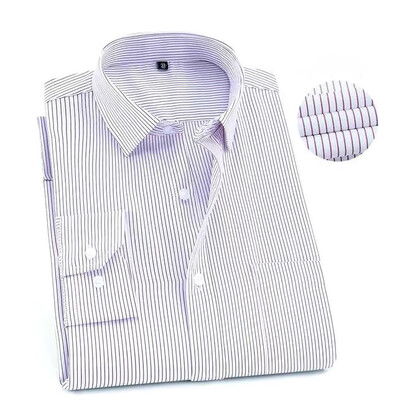 Ανδρικό κλασικό φόρεμα μακρυμάνικο πουκάμισο Λευκό Μπλε Μαύρο Γκρι Κόκκινο μονόχρωμο Chemise Ανδρικά επαγγελματικά πουκάμισα συν μεγάλο μέγεθος