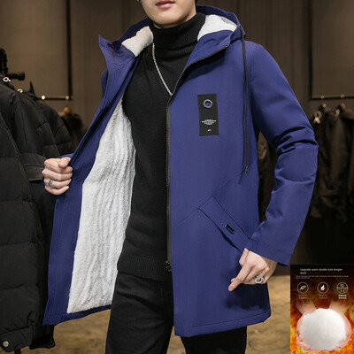 2024 tavaszi és őszi új klasszikus divat hosszú kabátban Férfi alkalmi laza, kényelmes, kiváló minőségű treckkabát