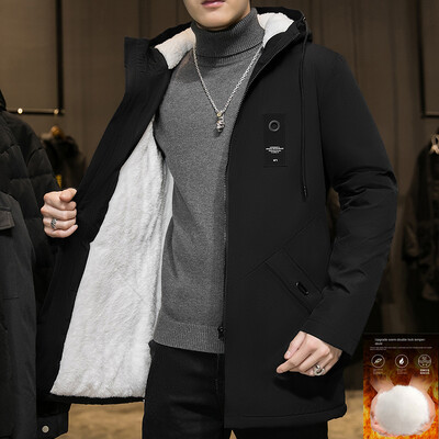 2024 tavaszi és őszi új klasszikus divat hosszú kabátban Férfi alkalmi laza, kényelmes, kiváló minőségű treckkabát