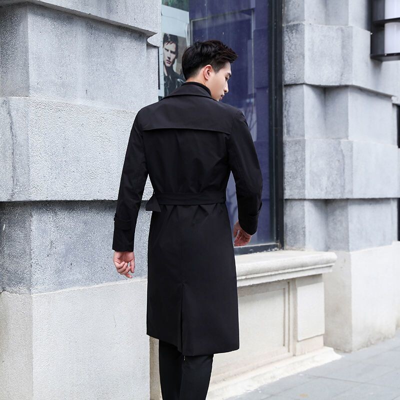 Ανδρική καμπαρντίνα μονόχρωμη σε συντομότερο μέγεθος Ανδρικά ρούχα A101