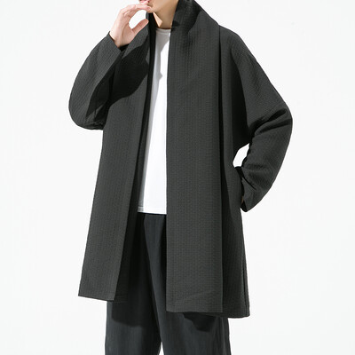 Vintage ανδρικές χειμερινές casual καμπαρντίνες Ανδρικές κινέζικες μακριές ζακέτες Streetwear Ανεμοσακάκια Ανδρικά χοντρά ζεστά ρούχα