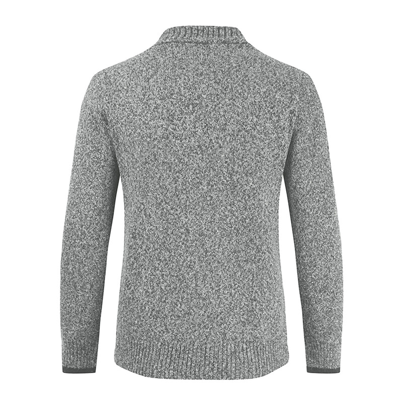 Ανδρική πλεκτή ζακέτα φθινοπωρινό χειμωνιάτικο πουλόβερ παλτό συμπαγές πολυτελές φλις με κουμπιά ανδρικά πλεκτά μπουφάν Ανδρικά ρούχα
