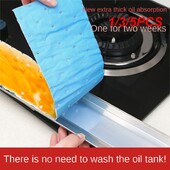 1/3/5PCS Απορρόφηση λαδιού Felt No Oil Leakage Range Hood Oil Box Μη υφασμένο Κουζίνα Κουζίνας Κουζίνας Κουζίνας Προμήθειες Φίλτρο κουκούλας