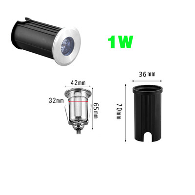 Vízálló Led Light Kerti Földalatti 1W 3W 5W 10W IP67 Kültéri Földbe ásott Kerti Út Helyszín süllyesztett beltéri világítás