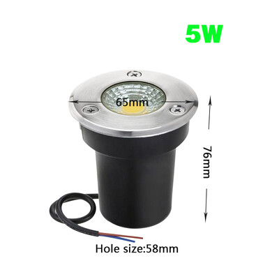 Vízálló Led Light Kerti Földalatti 1W 3W 5W 10W IP67 Kültéri Földbe ásott Kerti Út Helyszín süllyesztett beltéri világítás