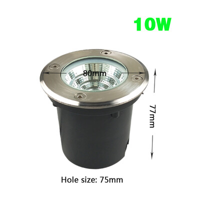 Vízálló Led Light Kerti Földalatti 1W 3W 5W 10W IP67 Kültéri Földbe ásott Kerti Út Helyszín süllyesztett beltéri világítás