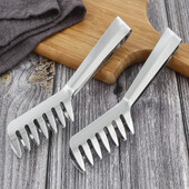Cleste de servire pentru paste Clește pentru mâncare Cles pentru spaghete din oțel inoxidabil pentru coacere spaghete Ustensile de gătit în bucătărie de acasă