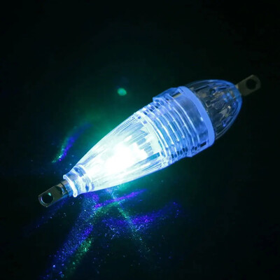 Mini LED horgászlámpa 6 cm-es kelléklámpa kültéri úszóhal éjszakai lámpákhoz Vízálló akkumulátoros villogó csalikészlet víz alatt