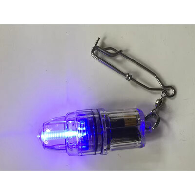 LED žūklės masalo lempa, dirbtinis masalas, lengvas giliai lašinamas povandeninis, vandeniui atsparus kulkos formos mirgantis naktinės žvejybos priedai