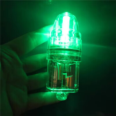 LED žūklės masalo lempa, dirbtinis masalas, lengvas giliai lašinamas povandeninis, vandeniui atsparus kulkos formos mirgantis naktinės žvejybos priedai