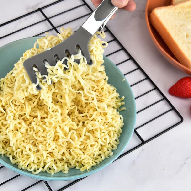 Spagečių žnyplės makaronų spaustukai universalūs maisto spaustukai nerūdijančio plieno makaronai maisto šukos maisto gaminimo reikmenys restoranas virtuvės įrankis