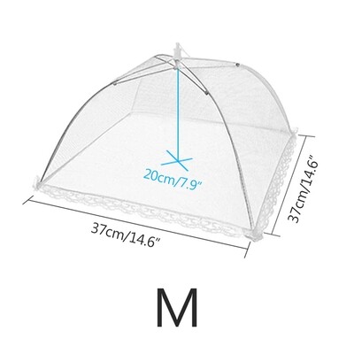 Bucătărie, pliabil, capac din plasă pentru alimente, umbrelă anti-zbură, pentru cort, legume, fructe, capac respirabil, rezistent la insecte, gadget de protecție a alimentelor