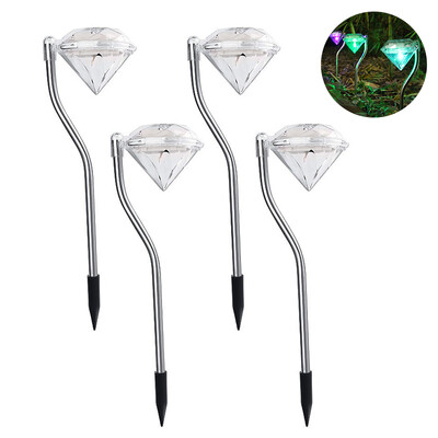 Külső lámpák Diamond Solar Stakes füves lámpa, kültéri lámpák, tájvilágítás, kertbe, villába, udvarba, kemping dekorációba