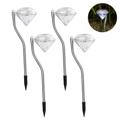 Külső lámpák Diamond Solar Stakes füves lámpa, kültéri lámpák, tájvilágítás, kertbe, villába, udvarba, kemping dekorációba