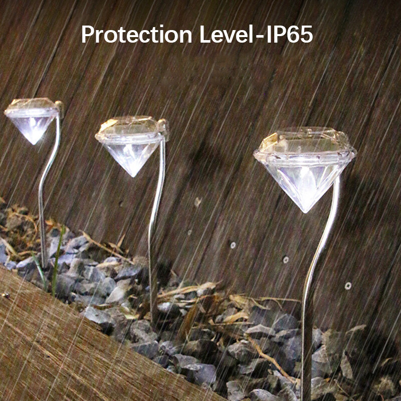 Külső lámpák Diamond Solar Stakes füves lámpa, kültéri lámpák, tájvilágítás, kertbe, villába, udvarba, kemping dekorációba