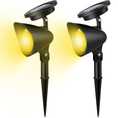 Lauko LED saulės prožektorius sodo šviestuvai kraštovaizdžio dekoravimas IP65 atsparus vandeniui vejos kiemo tako medžiui atskirai lempa