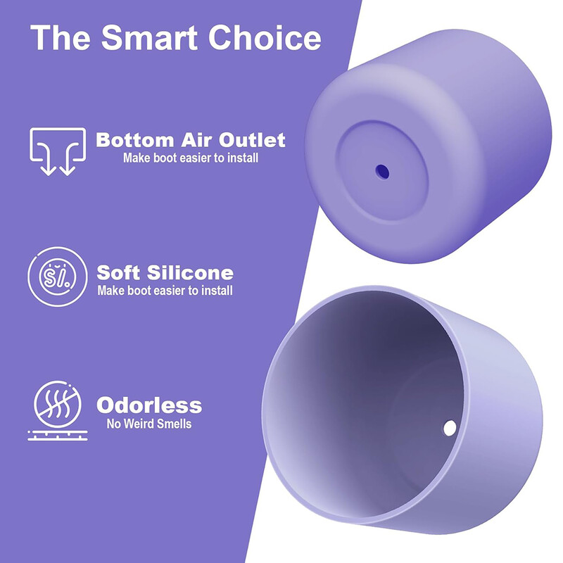 Silikona ūdens pudeles zābaks priekš Owala 24 unces 40 unces pretslīdēšanas aizsarguzmavas apakšas bufera aizsargs Freesip Twist