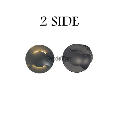 3W 5W beágyazott LED IP67 AC110V220V DC12V kültéri süllyesztett fedélzeti lámpa 1/2/3/4 oldalnézet Földalatti lámpa Járdavilágítás