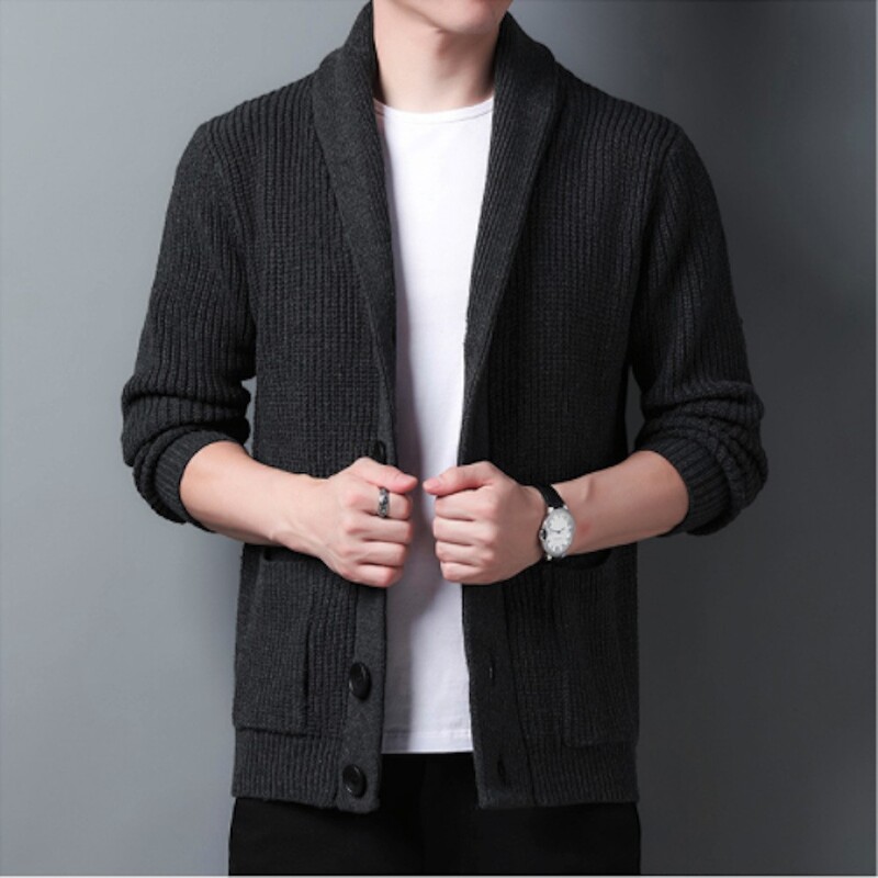 2023. gada jauns ziemas vīriešu džemperis ar garām piedurknēm, jakas kabatas bruņurupuča vienkrāsains džemperis, vīriešu apģērbs