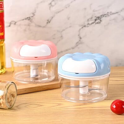 1 gab Mini Kitchen Handy Ķiploku stūmējs Mājsaimniecības manuāla smalcināšana Ķiploku čili piparu smalcinātājs