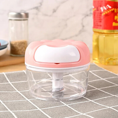 1 vnt Mini virtuvė Patogus česnako stūmiklis, buitinis rankinis pjaustymas česnako čili pipirų smulkintuvas