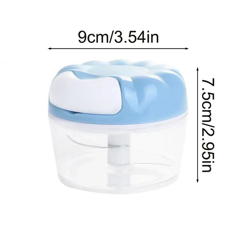 1 vnt Mini virtuvė Patogus česnako stūmiklis, buitinis rankinis pjaustymas česnako čili pipirų smulkintuvas