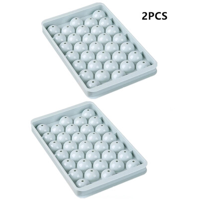 Apvalus ledo kubelių padėklas su dangteliu plastikinis deimantinis ledo formų šaldytuvas sferinis „pasidaryk pats“ formelės ledo kamuoliukų gaminimo aparatas virtuvės įrankiai