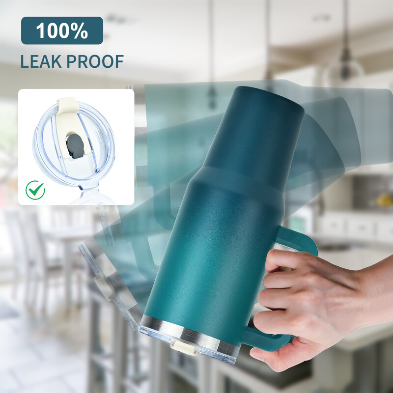 Cserefedél a Stanley Adventure Quencher utazási pohárhoz 40 OZ tiszta, kiömlésmentes pohárfedél a Stanley Cup tartozékokhoz