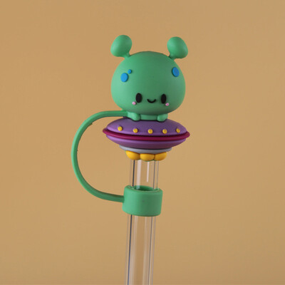 1 gab Silikona blīvējuma salmu spraudnis Atkārtoti lietojams dzeramais putekļu vāciņš Karikatūras aizbāžņi Padomi Vāks uzvalks Virtuves krūze DIY piederumi