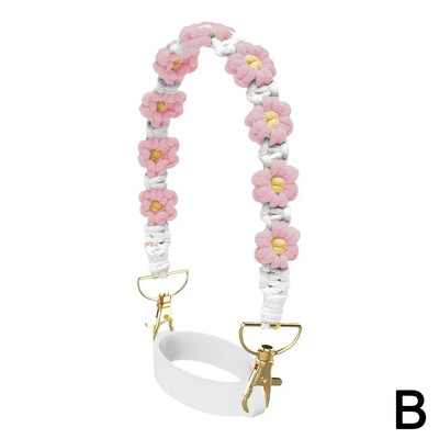 Käsitsi kootud rippuv pudeli tropihoidja Stanley jaoks reguleeritava veetassi rihmaga elastne riba disain Stanley tassi tarvikule V8H5