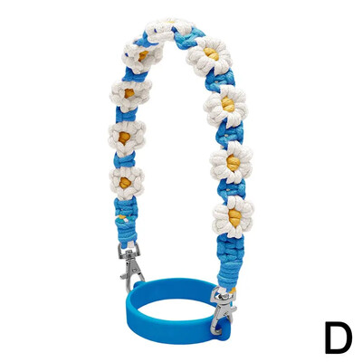 Käsitsi kootud rippuv pudeli tropihoidja Stanley jaoks reguleeritava veetassi rihmaga elastne riba disain Stanley tassi tarvikule V8H5