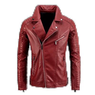 Επώνυμα ρούχα Μοτοσικλέτα Λεπτό Δερμάτινο Μπουφάν Ανδρικό Δερμάτινο Μπουφάν British Fashion Ανδρικό 4XL-M's PU Δερμάτινο μπουφάν