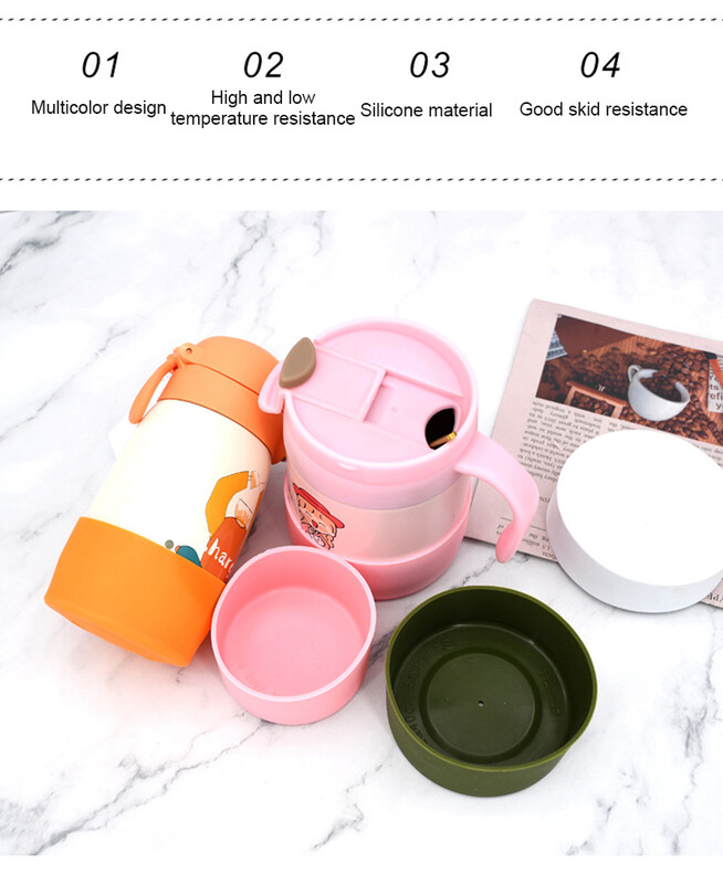 1vnt 7,5 cm silikoninio puodelio bagažinės dugnas, neslystantis apsauginis rankovių dangtelis, skirtas Stanley 40 uncijų termoso puodelis 30 uncijų vandens buteliui