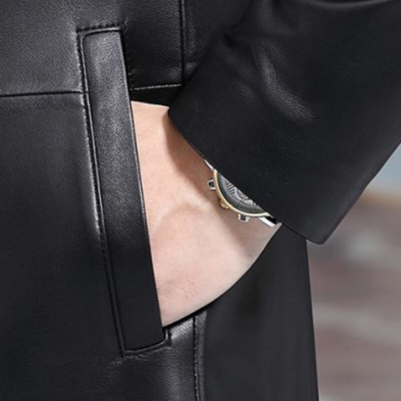 Mauroicardi tavaszi őszi hosszú fekete férfi bőr blézer dzseki hosszú ujjú hajtóka nagyméretű műdzsérkabát férfiaknak, stílus 5xl