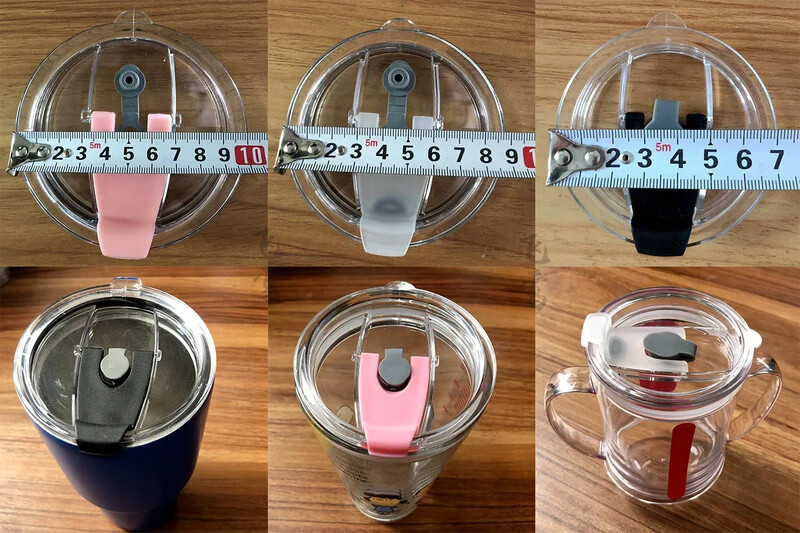 Műanyag 12oz/16oz/30oz tömítőpohár fedél Ozark Trail csere, kiömlésmentes kannák fedeléhez, termosz vízpalack tetejéhez