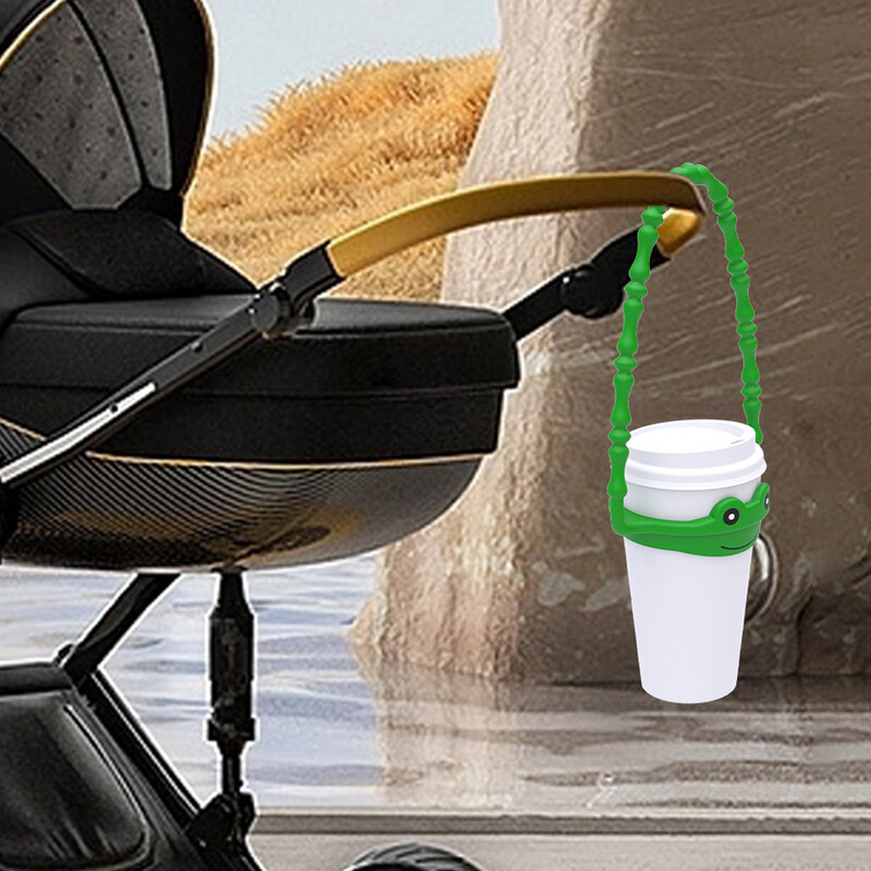 Új szilikon vizes palackszíj kulacstartó Univerzális hordozható palackhordozó pánt Stanley 8-40 oz csészetartozékokhoz