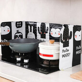 Virtuvinė viryklė Apsauga nuo purslų kepimo kepimo aliejaus purslų ekrano dangtis Aliuminio folijos plokštė dujinė viryklė Aptaškymas