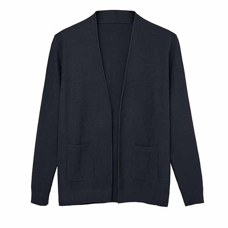 Vīriešu džemperis Modes kleita Trikotāžas džemperis Vīriešu pavasara rudens plāns ciets džemperis V kakla gadījuma vīriešu trikotāžas jaka