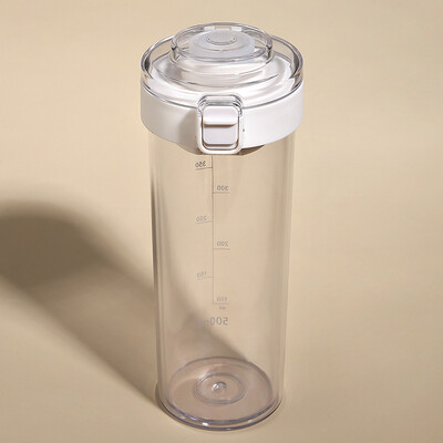 360/500 ml utazási műanyag átlátszó ivópalack Sport vizes palack ivópohár Citromháló Szivárgásmentes kültéri kempinghez, edzőteremhez