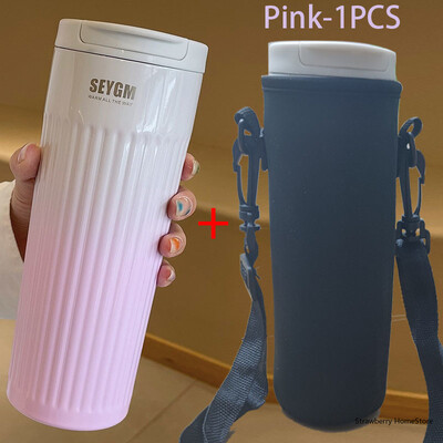 500 ml-es hordozható kávésbögrék rozsdamentes acél termopalackok autós irodai vizes palackok vákuumpalackok kávéscsésze utazási hőcsésze