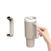 Roktura aizsargs Stenlija kausam pret izslīdēšanu aizsargājošs ūdens pudeles roktura silikona vāciņa uzmava