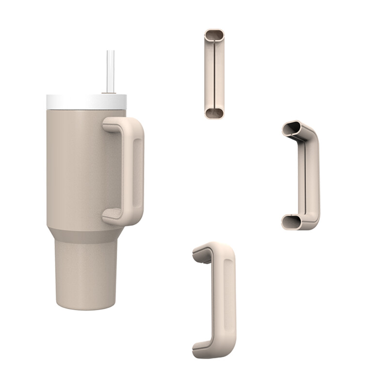 Roktura aizsargs Stenlija kausam pret izslīdēšanu aizsargājošs ūdens pudeles roktura silikona vāciņa uzmava