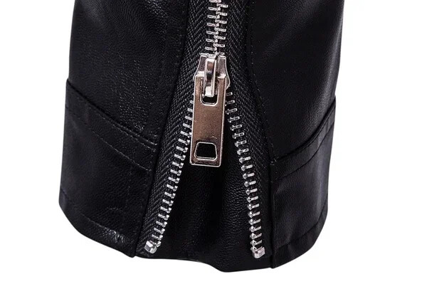 Boutique Punk vyrų PU odinė striukė Motociklo mada Slim Fit odinis paltas