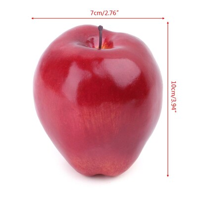 Új 20db Élethű szimuláció mesterséges gránátalma hamis gyümölcs otthoni parti dekoráció dekoratív hab műgyümölcs fotózási kellékek