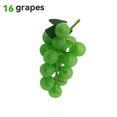 Mesterséges gyümölcs-szőlő-szimulált szőlőfürtök Élethű hamis gyümölcsök Műanyag műgyümölcs-díszek esküvői kellékekhez